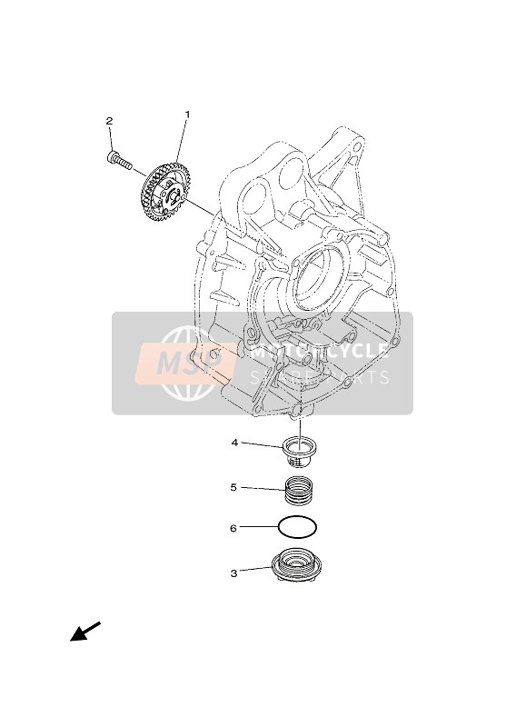 Yamaha TRICITY 155 2020 Oliepomp voor een 2020 Yamaha TRICITY 155